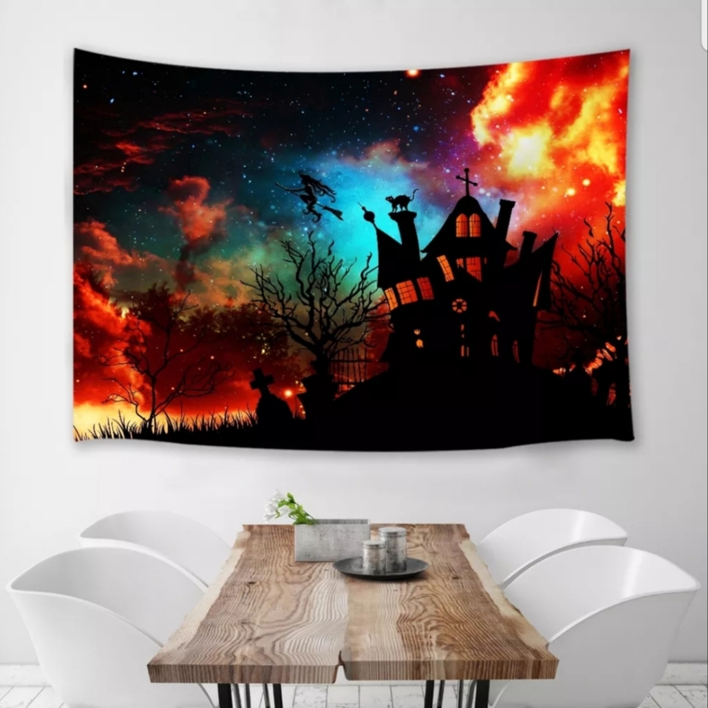Spooktacular Halloween Tapestry